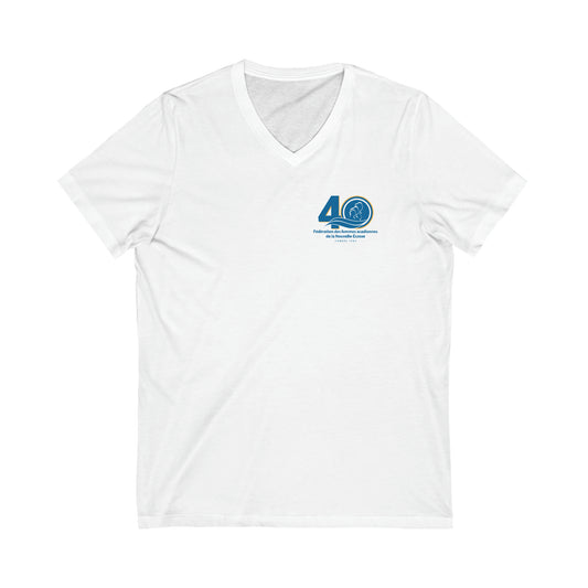 T-Shirt V-Neck | FFANE 40ème